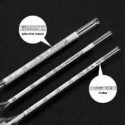0-100 Compteur D'alcool Mesurant Le Degré D'alcool Trois Testeur D'alcool Combiné Envoyer Un Thermomètre De Table De Conversion,HANBING -Outil de l'électricien Soldes 2022 63911498 3