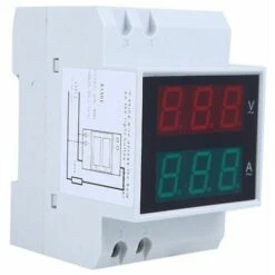 DECKON Rail De Guidage A Double Affichage Affichage Numerique Voltmetre AC Tete D'amperemetre LED AC80-300V 0.2-99.9A -Outil de l'électricien Soldes 2022 63951250 3