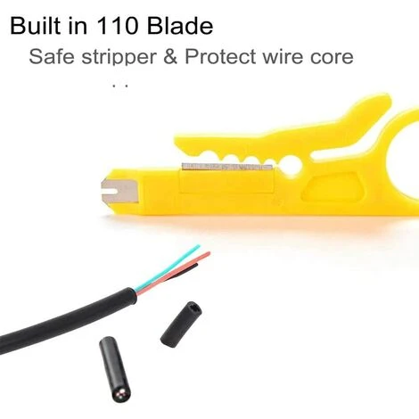 AOUGO 10 Pcs Mini Pince À Dénuder/Câble Réseau Outil De Sertissage/Dénudeur De Fil De Réseau/Coupe-Pinceau Pour Câble Réseau RJ45 Cat5/6, Câble De Téléphone De Données, Câble UTP D'ordinateur 4 AOUGO 10 Pcs Mini Pince À Dénuder/Câble Réseau Outil De Sertissage/Dénudeur De Fil De Réseau/Coupe-Pinceau Pour Câble Réseau RJ45 Cat5/6, Câble De Téléphone De Données, Câble UTP D'ordinateur – Image 4