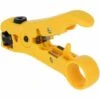AOUGO Coupe-fil à Dénuder Pour Outil Universel De Dénudage De Câble Coaxial Rond Ou Plat Avec Emballage De Carte Jaune 1 Pièces