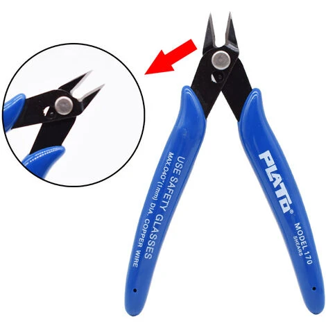 HEGUYEY Pinces Coupantes De Côté, Yuanzi Cisaille Latérale Outil De Coupe, Pouce/Pince à Dénuder Acier Pour Câble Électrique, Bijoux Réparation, Travaux Pratiques, Bricolage (2 Pack, Bleu) 2 HEGUYEY Pinces Coupantes De Côté, Yuanzi Cisaille Latérale Outil De Coupe, Pouce/Pince à Dénuder Acier Pour Câble Électrique, Bijoux Réparation, Travaux Pratiques, Bricolage (2 Pack, Bleu) – Image 2