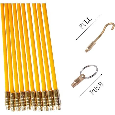 ARC-EN-CIéL Tire Fil électriques Jeu De Baguettes Fibre De Verre,Kit Rétractable D’installation Pour Cable En Boîtier Plastique 33cm*10 Pièces Arcenciél 2 ARC-EN-CIéL Tire Fil électriques Jeu De Baguettes Fibre De Verre,Kit Rétractable D’installation Pour Cable En Boîtier Plastique 33cm*10 Pièces Arcenciél – Image 2