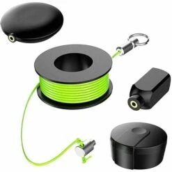 CARILLONSàVENT Extracteur De Fil MagnéTique,Carivent Outil D'Extraction De Fil MagnéTique, Enfile-Aiguille MagnéTique, Tire-CâBle MagnéTique, Kit D'Enfilage D'éLectricien Pour La Maison L'ExtéRieur(1 Ensemble)