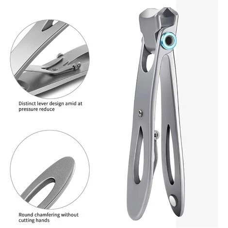 CARILLONSàVENT Coupe-ongles Pour Ongles épais, Coupe-ongles à Ouverture Extra Large Pour Ongle Dur, Coupe-ongles En Acier Inoxydable Pour Gros Ongles Avec Lime à Ongles-Carivent 5 CARILLONSàVENT Coupe-ongles Pour Ongles épais, Coupe-ongles à Ouverture Extra Large Pour Ongle Dur, Coupe-ongles En Acier Inoxydable Pour Gros Ongles Avec Lime à Ongles-Carivent – Image 5