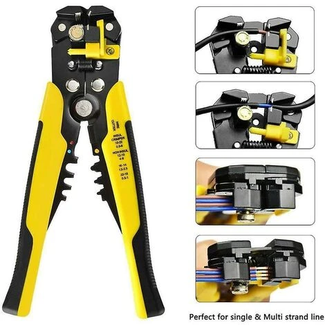 LTS FAFA Hs-d1 Sertisseuse Coupe-câble Pince à Dénuder Automatique Outils De Dénudage Multifonctions Pince à Sertir Terminal 0.2-6.0mm2 Outil 5 LTS FAFA Hs-d1 Sertisseuse Coupe-câble Pince à Dénuder Automatique Outils De Dénudage Multifonctions Pince à Sertir Terminal 0.2-6.0mm2 Outil – Image 5