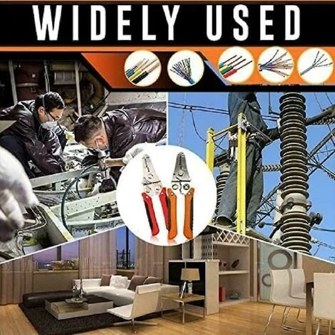 LTS FAFA Pince à Fendre De Réparation Coupe-câble Multifonctionnel Pince à Dénuder Durable 4 LTS FAFA Pince à Fendre De Réparation Coupe-câble Multifonctionnel Pince à Dénuder Durable – Image 4