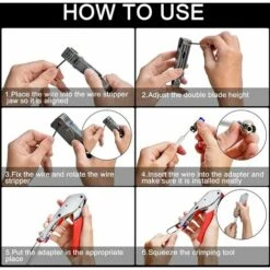 Ensemble De Pinces De Compression Dénudeur De Câble Coaxiaux Pince à Sertir à Compression Pour Câble Coaxial RG58 RG59 RG6 RG-62, Câble TV GrooFoo 9 Ensemble De Pinces De Compression Dénudeur De Câble Coaxiaux Pince à Sertir à Compression Pour Câble Coaxial RG58 RG59 RG6 RG-62, Câble TV GrooFoo -Outil de l'électricien Soldes 2022 64359826 5