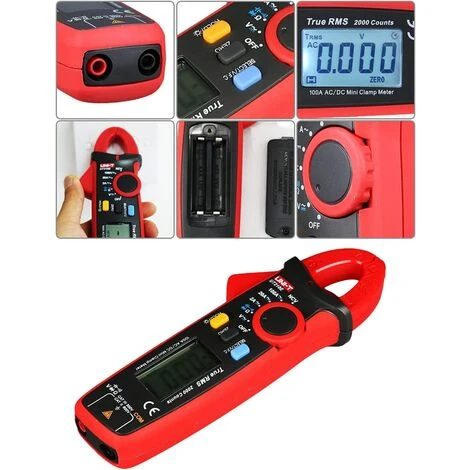 BENOBBY KIDS UT210E True RMS AC/DC Mini Clamp Mètres W/Testeur De Capacitance 2 BENOBBY KIDS UT210E True RMS AC/DC Mini Clamp Mètres W/Testeur De Capacitance – Image 2