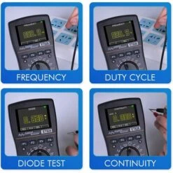 BENOBBY KIDS ET828 Multimètre à Oscilloscope Numérique Intelligent 2 En 1,avec Bande Passante De 1 MHz Taux D'échantillonnage -Outil de l'électricien Soldes 2022 64406497 3