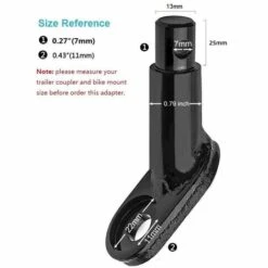 THSINDE Attelage De Remorque De Vélo, Attelage De Remorque De Vélo, Attelage De Remorque De Vélo, Pour Tête De Remorquage De Remorque De Chien De Remorque D'enfant -Outil de l'électricien Soldes 2022 64466600 3