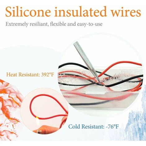 DECKON Sondes De Multimètre, Kit De Test En Silicone Souple Pour électricien, Cordons De Mesure Cat III 1000V Avec Pinces Crocodiles Et Sonde à Aiguille 2 DECKON Sondes De Multimètre, Kit De Test En Silicone Souple Pour électricien, Cordons De Mesure Cat III 1000V Avec Pinces Crocodiles Et Sonde à Aiguille – Image 2