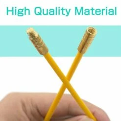 SLBRILLèRE Tire Fil électriques 33cm X 10 Pièces Jeu De Baguettes Fibre De Verre, Kit Rétractable D’installation Pour Cable En Boîtier Plastique -Outil de l'électricien Soldes 2022 64494542 3
