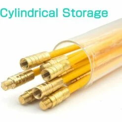 SLBRILLèRE Tire Fil électriques 33cm X 10 Pièces Jeu De Baguettes Fibre De Verre, Kit Rétractable D’installation Pour Cable En Boîtier Plastique -Outil de l'électricien Soldes 2022 64494542 4