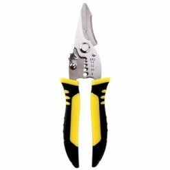 LTS FAFA Pince à Dénuder Multifonctionnelle Coupe-câble Sertissage Dénudage Outil à Main Poignée En Caoutchouc