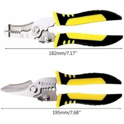 LTS FAFA Pince à Dénuder Multifonctionnelle Coupe-câble Sertissage Dénudage Outil à Main Poignée En Caoutchouc -Outil de l'électricien Soldes 2022 64498168 3