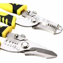 LTS FAFA Pince à Dénuder Multifonctionnelle Coupe-câble Sertissage Dénudage Outil à Main Poignée En Caoutchouc -Outil de l'électricien Soldes 2022 64498168 4