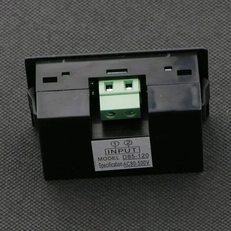 MEZHENG Voltmètre CA D85-120 Voltmètre CA Numérique ACL à Deux Fils (Noir) 2 MEZHENG Voltmètre CA D85-120 Voltmètre CA Numérique ACL à Deux Fils (Noir) – Image 2