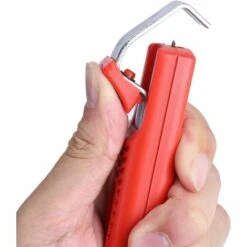 AOUGO Pince à Dénuder, Couteau à Dénuder 8-28 Mm Pour Tous Les Câbles Ronds Standard, Outil De Dénudage Avec Profondeur De Coupe Réglable Pour Câble En Caoutchouc PVC -Outil de l'électricien Soldes 2022 64615394 3