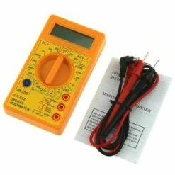 Dontodent Multimètre Numérique De DT-832 1999 Comptes Ampères Ca/cc Volt Ohm Testeur Voltmètre Ampèremètre Multimètre Jaune