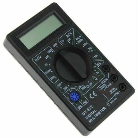 Dontodent Multimètre Numérique De DT-832 1999 Comptes Ampères Ca/cc Volt Ohm Testeur Voltmètre Ampèremètre Multimètre Jaune 3 Dontodent Multimètre Numérique De DT-832 1999 Comptes Ampères Ca/cc Volt Ohm Testeur Voltmètre Ampèremètre Multimètre Jaune – Image 3