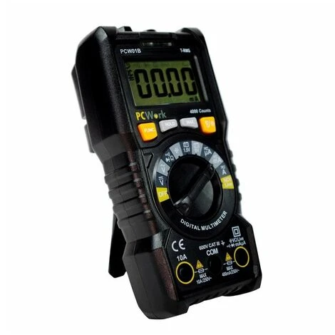 Multimètre Numérique True Rms 600v/dc/ac 10a/dc/ac Résistance 40mg Pcwork Pcw01b 3 Multimètre Numérique True Rms 600v/dc/ac 10a/dc/ac Résistance 40mg Pcwork Pcw01b – Image 3