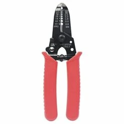 LTS FAFAPince à Dénuder Et Coupe-fil, Pince à Dénuder Pour Fil De Cuivre Dur De 0,6 à 2,6 Mm, Fil Toronné Et Fil Multiconducteur, Longueur 165 Mm, Rouge