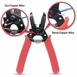 LTS FAFAPince à Dénuder Et Coupe-fil, Pince à Dénuder Pour Fil De Cuivre Dur De 0,6 à 2,6 Mm, Fil Toronné Et Fil Multiconducteur, Longueur 165 Mm, Rouge 8 LTS FAFAPince à Dénuder Et Coupe-fil, Pince à Dénuder Pour Fil De Cuivre Dur De 0,6 à 2,6 Mm, Fil Toronné Et Fil Multiconducteur, Longueur 165 Mm, Rouge -Outil de l'électricien Soldes 2022 64931764 4