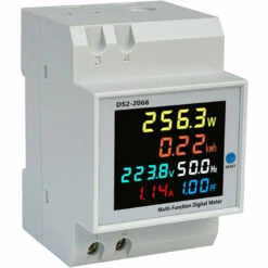 Compteur D'énergie Numérique AC40-300 V 100 A - Compteur De Courant Alternatif Calibré KWh - Ampèremètre - Voltmètre - Compteur Intermédiaire - Courant DIN - Type CT 56Vingt