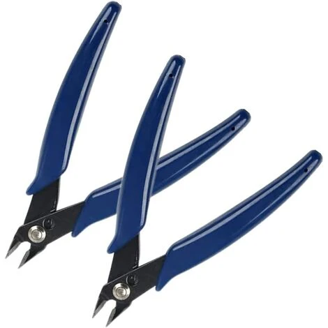 Lot De 2 Pince Coupante Fil 13cm Pince Coupe Cable Latérales Avec Un Couvercle De Protection Pince à Denuder Diagonale Acier Léger Poignée De Revêtement PVC Ergonomique Pour Coupe Fil Bricolage Bijoux 56Vingt 1 Lot De 2 Pince Coupante Fil 13cm Pince Coupe Cable Latérales Avec Un Couvercle De Protection Pince à Denuder Diagonale Acier Léger Poignée De Revêtement PVC Ergonomique Pour Coupe Fil Bricolage Bijoux 56Vingt