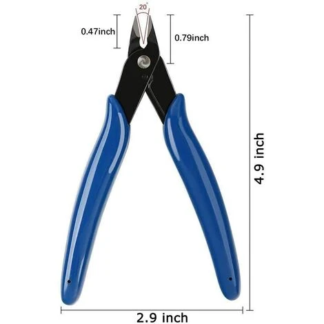 Lot De 2 Pince Coupante Fil 13cm Pince Coupe Cable Latérales Avec Un Couvercle De Protection Pince à Denuder Diagonale Acier Léger Poignée De Revêtement PVC Ergonomique Pour Coupe Fil Bricolage Bijoux 56Vingt 5 Lot De 2 Pince Coupante Fil 13cm Pince Coupe Cable Latérales Avec Un Couvercle De Protection Pince à Denuder Diagonale Acier Léger Poignée De Revêtement PVC Ergonomique Pour Coupe Fil Bricolage Bijoux 56Vingt – Image 5