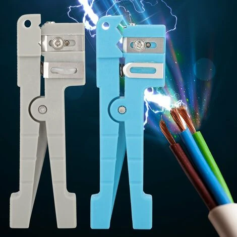 Câble Coaxial Gaine De Fibre Optique Dénudeur De Câble Coupe-câble Pince à Dénuder Outil De Dénudage L'industrie Pour Dénuder La Fibre Simplex Variété Câbles à Fibre (2 Pcs Bleu Et Gris) 56Vingt 5 Câble Coaxial Gaine De Fibre Optique Dénudeur De Câble Coupe-câble Pince à Dénuder Outil De Dénudage L'industrie Pour Dénuder La Fibre Simplex Variété Câbles à Fibre (2 Pcs Bleu Et Gris) 56Vingt – Image 5