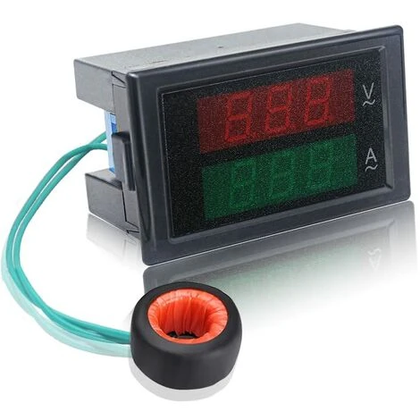 MONLY Voltmètre Ampèremètre Numérique AC 80-300V 0-100A Tension Courant Metre Volt Amp Afficheur Voltmètre Ampérage Multimètre 2 En 1 Avec Transformateur De Courant 5 MONLY Voltmètre Ampèremètre Numérique AC 80-300V 0-100A Tension Courant Metre Volt Amp Afficheur Voltmètre Ampérage Multimètre 2 En 1 Avec Transformateur De Courant – Image 5