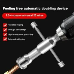 L'FLANEUR Outil De Torsion De Fil, Outil à Dénuder Et à Torsion, Excellent Outil Pour La Réparation électrique, Le Retrait Rapide Et L'enroulement Des Fils ANEUR -Outil de l'électricien Soldes 2022 65361911 3