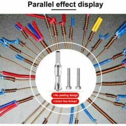 L'FLANEUR Outil De Torsion De Fil, Outil à Dénuder Et à Torsion, Excellent Outil Pour La Réparation électrique, Le Retrait Rapide Et L'enroulement Des Fils ANEUR -Outil de l'électricien Soldes 2022 65361911 4