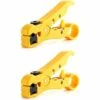 BDD Coupe-câble, Outil Coupe-câble/dénudeur Universel 2 Pièces Pour Câbles Coaxiaux RG59, RG6, RG7 Et RG11, Catégorie Câble-CAT6 CAT5 CAT3