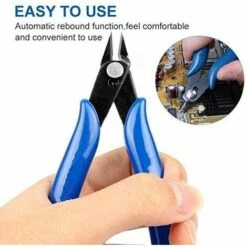 BDD 2pcs Pince Coupe Cable Avec Un Couvercle De Protection ,pince Coupante De Précision, Coupe-fil Pour Cisailles 3d Poignées De Revêtement En Pvc Ergonomique Pour Coupe Fil -Outil de l'électricien Soldes 2022 65376540 5