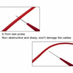 OSQI 8 Pièces Sondes De Test De Multimètre Avec Embout Pointu En Acier Inoxydable 0,7 X 20mm Aiguille De Perçage D’Isolement Pour Multimètres Laboratoires Électriciens Professionals - Noir Et Rouge 9 OSQI 8 Pièces Sondes De Test De Multimètre Avec Embout Pointu En Acier Inoxydable 0,7 X 20mm Aiguille De Perçage D’Isolement Pour Multimètres Laboratoires Électriciens Professionals - Noir Et Rouge -Outil de l'électricien Soldes 2022 65500564 5