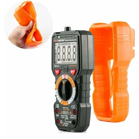 OSQI Multimètre Numérique PM18C AC DC Testeur électrique Numérique Automatique Voltmètre Sans Contact Ampèremètre Ohmmètre Détecteur De Tension Maintien Avec Affichage Rétroéclairé 3 OSQI Multimètre Numérique PM18C AC DC Testeur électrique Numérique Automatique Voltmètre Sans Contact Ampèremètre Ohmmètre Détecteur De Tension Maintien Avec Affichage Rétroéclairé – Image 3