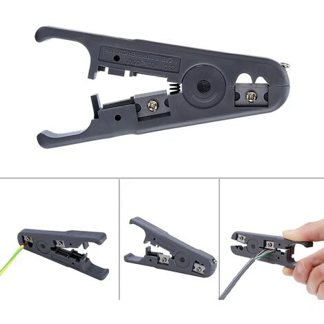 OSQI Pince à Dénuder, Pince à Dénuder, Pince à Dénuder, Outil De Dénudage De Câble Coupe-fil De Câble Dénudeur UTP, STP, Câble Réseau Câble De Communication De Données 2 OSQI Pince à Dénuder, Pince à Dénuder, Pince à Dénuder, Outil De Dénudage De Câble Coupe-fil De Câble Dénudeur UTP, STP, Câble Réseau Câble De Communication De Données – Image 2