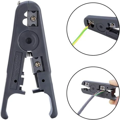 OSQI Pince à Dénuder, Pince à Dénuder, Pince à Dénuder, Outil De Dénudage De Câble Coupe-fil De Câble Dénudeur UTP, STP, Câble Réseau Câble De Communication De Données 3 OSQI Pince à Dénuder, Pince à Dénuder, Pince à Dénuder, Outil De Dénudage De Câble Coupe-fil De Câble Dénudeur UTP, STP, Câble Réseau Câble De Communication De Données – Image 3