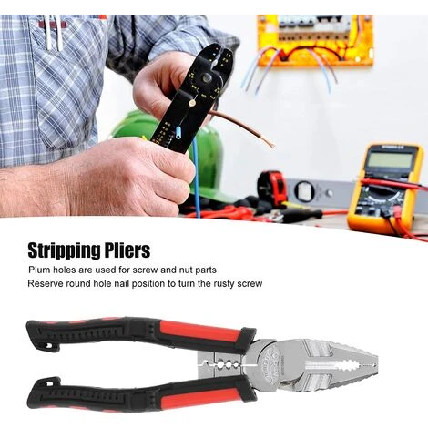 YEURIé Pince à Dénuder 7 En 1 Pour L'industrie Domestique 5 YEURIé Pince à Dénuder 7 En 1 Pour L'industrie Domestique – Image 5