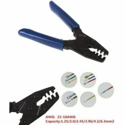 YEURIé Pince à Sertir, 22-10 AWG, Outil à Sertir Professionnel Isolé Avec Mécanisme De Libération Automatique Pour Connecteurs Semi-isolés Entièrement Isolés 7 YEURIé Pince à Sertir, 22-10 AWG, Outil à Sertir Professionnel Isolé Avec Mécanisme De Libération Automatique Pour Connecteurs Semi-isolés Entièrement Isolés -Outil de l'électricien Soldes 2022 65598690 3