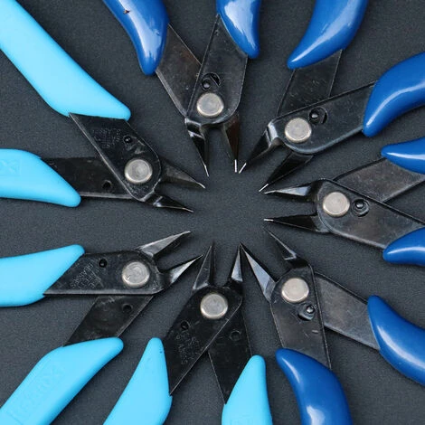 CATHERINE 2PCS Coupe-fil Excentrique à Bouche Inclinée, Outil D'électricien Modèle Pince Ciseaux, (pince 170II, Bleu Clair) 4 CATHERINE 2PCS Coupe-fil Excentrique à Bouche Inclinée, Outil D'électricien Modèle Pince Ciseaux, (pince 170II, Bleu Clair) – Image 4