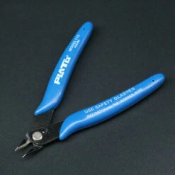 CATHERINE 2PCS Coupe-fil Excentrique à Bouche Inclinée, Outil D'électricien Modèle Pince Ciseaux, (170 Pinces, Bleu Foncé)