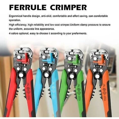 HELLO KITTY BAIN Outil De Sertissage De Virole Bornes D'isolation Pince à Sertir - Rouge 4 HELLO KITTY BAIN Outil De Sertissage De Virole Bornes D'isolation Pince à Sertir - Rouge – Image 4