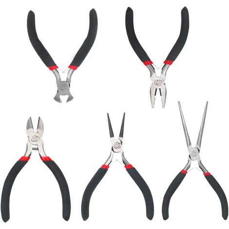 BAICCCF Pince Et Tenaille Ensemble De 5 Mini-pinces Outils à Main Professionnels Comprend Une Pince à Bec Effilé Pince De Poseur De Ligne Pince à Bec Rond Pince Coupante Diagonale 1 BAICCCF Pince Et Tenaille Ensemble De 5 Mini-pinces Outils à Main Professionnels Comprend Une Pince à Bec Effilé Pince De Poseur De Ligne Pince à Bec Rond Pince Coupante Diagonale