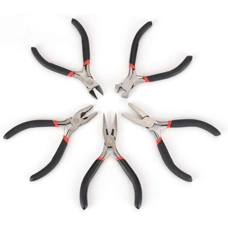 BAICCCF Pince Coupante Et Tenaille Mini Pince Coupante à Long Bec , 4,5 Pouces / 11,5 Cm Pince De Précision Multifonction CR-V Outil De Fabrication De Bijoux à La Main Outil De Coupe-fil Pour Perles 5 BAICCCF Pince Coupante Et Tenaille Mini Pince Coupante à Long Bec , 4,5 Pouces / 11,5 Cm Pince De Précision Multifonction CR-V Outil De Fabrication De Bijoux à La Main Outil De Coupe-fil Pour Perles – Image 5
