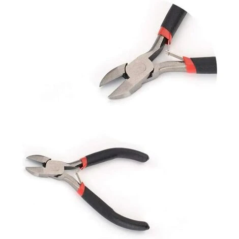 BAICCCF Pince Coupante Et Tenaille Mini Pinces Coupantes Diagonales, 4,5 Pouces/11,5 Cm CR-V Pince Coupante Multifonctionnelle De Précision Pour Dénuder Les Bijoux à La Main Outil De Fabrication De Bijoux Pour Perles 2 BAICCCF Pince Coupante Et Tenaille Mini Pinces Coupantes Diagonales, 4,5 Pouces/11,5 Cm CR-V Pince Coupante Multifonctionnelle De Précision Pour Dénuder Les Bijoux à La Main Outil De Fabrication De Bijoux Pour Perles – Image 2