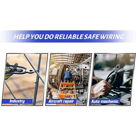 BAICCCF Coupe-boulon Et Pince Monseigneur Pièces Pinces à Torsion De Fil De Sécurité Pour Aéronefs Pinces à Torsion De Fil 9 Pouces/23 Cm 6 Pouces/15 Cm Pinces à Fil De Sécurité Pour Industrie Automobile Aéronautique (noir) 4 BAICCCF Coupe-boulon Et Pince Monseigneur Pièces Pinces à Torsion De Fil De Sécurité Pour Aéronefs Pinces à Torsion De Fil 9 Pouces/23 Cm 6 Pouces/15 Cm Pinces à Fil De Sécurité Pour Industrie Automobile Aéronautique (noir) – Image 4