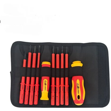 DONTODENT Lot De Tournevis Isolés 10 Pièces Tournevis Électricien, Jeu De Tournevis Isolés Multifonctions 1 DONTODENT Lot De Tournevis Isolés 10 Pièces Tournevis Électricien, Jeu De Tournevis Isolés Multifonctions